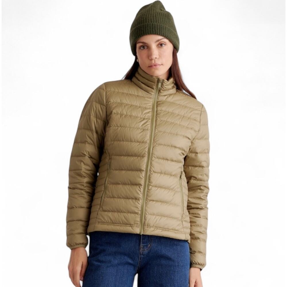 QUINCE Olive Lightweight Down Packable Puffer Jac… - image 1